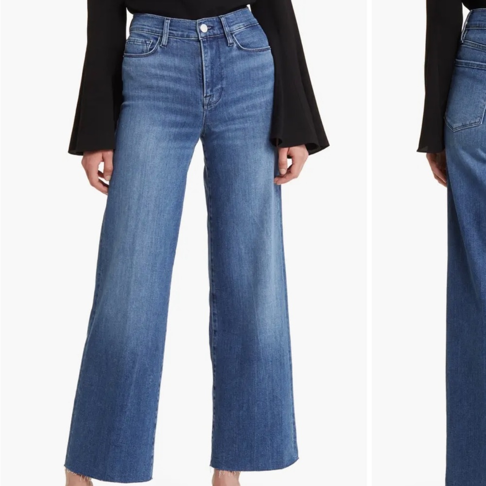 Frame Le Slim Palazzo raw hem size 28 Classic Jeans